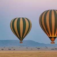 Heissluftballon in Tansania