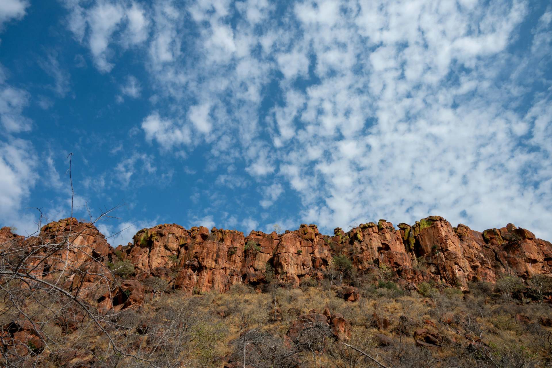 Rote Felsen am Waterberg Plateau