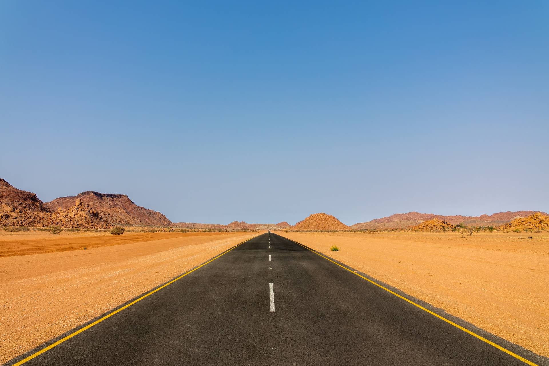 Strasse in Namibia