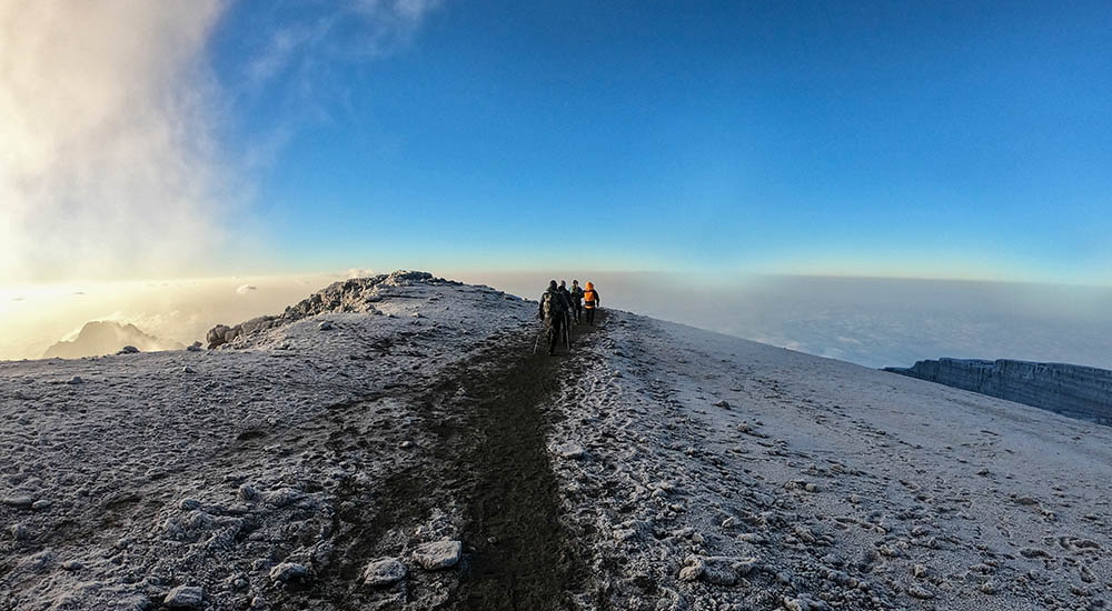 Schnee auf dem Kilimanjaro
