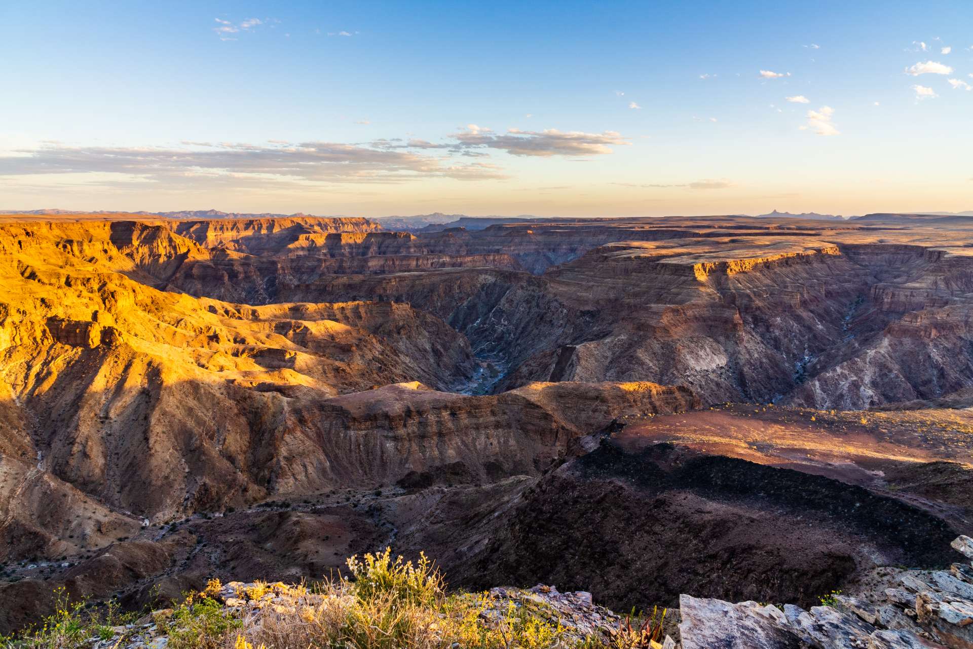 View over Fish River Canyon